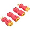 RUIZHI 4 Pezzi XT60 Femmina a Maschio Deans T Adattatore Connettore Senza Fili Connettori Batteria LiPo RC