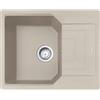 Franke Urban UBG 611-62 - 114.0686.740 Lavello da Incasso Fragranite 1 Vasca con Gocciolatoio Reversibile 62 x 50 cm finitura Sahara