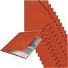 Leitz Cartella in Carta Riciclata e Riciclabile al 100% con Capacità 250 Fogli A4, Chiusura con Elastici ad Angolo, Gamma Recycle, 232 mm x 2 mm x 318 mm - Rosso