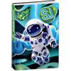SJ GANG STYLE JAM GANG Diario Scuola Datato 10 Mesi per Bambini, 14 x 20,6 cm, Copertina Imbottita Astronauta, Segnalibro Integrato e Stickers Inclusi