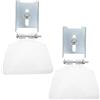 GOOHOCHY 2 Pezzi Visiera Protettiva in Acciaio Inox 304 per Smerigliatrice da Banco Resistente alla Corrosione , Dimensioni 17x12x6,8cm Massimizza la Sicurezza per Laboratorio e Officina