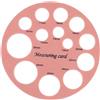 Tmboryuu Strumento di misurazione dello scudo del seno Guida alle taglie lavabile in lavastoviglie per mamme che allattano flange e capezzoli Fit Bottle Feeding Righello per capezzoli