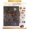 DIAMANTINY Harry Potter - Landscape Boats To Hogwarts - Kit crea il Mosaico, Attività Crystal Art, Diamond Painting, 1 Quadro A4