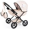 Bayer Design Carrozzina per bambole "Cosy", pieghevole, con borsa