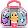 Little Live Pets Ouchies - Kit da veterinario Chirpy il Chick, giocattolo interattivo, guance luminose, accessori e set da 16,7 cm, diagnosi e cura, + 20 suoni e reazioni, gioca all'infinito