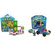 METAZELLS Imc toys METAZELLS Pack 7 Personaggi + 2 Tronchi S1, Personaggi a sorpresa Colezzionabili con Carte, 2 Tronchi, 2 Accesori e 1 Leaflet +3 Anni & Slicer Trasher Blu + Personaggio Bark S1