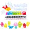 Simba - Jelly Gelz Flower Deluxe, Kit Creativo per Realizzare 7 Figurine e 2 Figurine XL a Tema Fiori in Gel, +6 Anni, 106322727