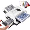 elzle Mischia Carte Automatico, Mescolatore Cartes da Gioco Elettrico per 2 Mazzi Ricaricabile 2000 mAh, Mescolamento Rapido in 5 Secondi per Giochi di Carte Durante le Feste in Famiglia