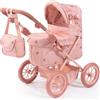 Bayer Design Carrozzina per bambole "Trendy", pieghevole, con borsa
