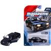 Majorette BMW M3 E30 - Modellino auto in metallo con ruota libera, parti apribili, auto giocattolo, auto da collezione, nero, per collezionisti e bambini dai 3 anni in su, 7,5 cm