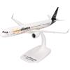 Herpa modello di aereo Lufthansa Airbus A321neo Help Alliance in scala 1:200 - Snap-Fit, pezzo da collezione, miniatura deco, statuetta in plastica con supporto