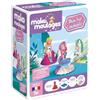 mako moulages Trio Enchantée - Fata - Sirena - Unicorne-Kit per Il Tempo Libero Creativo-Gesso e Pittura - 1 Stampo in Lattice Rosso - attività Manuale-Made in France-a Partire dai 5 Anni, 39120