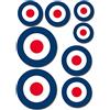 DestinationVinyl RAF Roundel The Who Mod Target Vespa #0199 (autoadesivo)