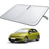 BIXUAN Parasole per parabrezza compatibile con VW Golf 8 MK8 GTI GTE 2020-2025 2026 Auto Parasole Copertura per Parabrezza, Ombrellone Pieghevole con Protezione UV Parasole MK8 Accessori