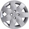 RYELDOM Set 4 Coppe Ruota 15 Pollici per Nissan Micra, Copricerchi Universali per Cerchi in Acciaio, Resistenti, Montaggio Facile, Design Auto