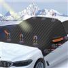 PASLFC Copertura per parabrezza invernale, copertura per parabrezza auto, magnetica, per auto, inverno, per la maggior parte delle auto e SUV (ispessimento)