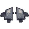 Malcayang Sostituzione gruppo lampada luce pozzanghera retrovisore laterale a LED 2PCS per Golf VII MK7 Variant Sportsvan Touran II MK2 Golf All Track 2012-2019, luce pozzanghera specchietto auto