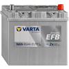 VARTA Automotive DYNAMIC EFB (N65) 12V 65Ah 650A - Batteria auto al piombo-acido per sistemi start-stop - Batteria di avviamento per macchine con elevato fabbisogno energetico - senza manutenzione