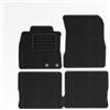 Mats4all Set di tappetini auto Compatibile con Nissan Note- 2012-2020 | Antiscivolo | Con rinforzo | 4 pezzi | Tappetini per auto | Set di tappetini