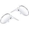 CFTGIW Specchietti Retrovisori Esterni Rotondi 654394765672 Specchietto Retrovisore di Ricambio per Impala Corvair Biscayne Bel Air Nova 654394765672 è Specchio e dei Numeri OE Numero Rotondo