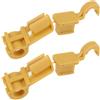 VGOL 2 Pezzi Fermaglio per Cofano Anteriore Fermaglio per Cofano Anteriore Morsetto di Fissaggio Connect 1566322 Compatibile con Ford KA Mk2 2008-2016 Parti di Ricambio Plastica Gialla