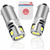 SageSunny BA9S T4W T11 Lampadina Puro Bianco 6000K LED H21W 1445 1895 6253 64113 Per La Mappa Luci Interne Luci Della Targa Indicatore Laterale di Girata Fanale Posteriore Lampada di Segnalazione