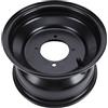Akozon Cerchione ruota anteriore ATV 8 pollici acciaio | Dimensione 19x7.00-8, Design a 4 fori, Adatto per go-kart, quad, bici cross, Resistente e durevole