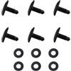 HISports 6 viti esagonali per tettuccio auto, WHT006148, viti di fissaggio compatibili per VW T5 T6 Audi A4 A5 S4 R8 M6 x 15 mm, viti di fissaggio per pannello tetto, fissaggio tetto auto