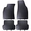 IMJ-Global Tappetini Auto Gomma beeLine su Misura Compatibili con Audi A4 B6 2000-2006, Set Completo di Tappeti Auto per Migliorare Look e Sportività, Tappetino Premium in TPE Durevole