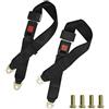 Zodensot 2 Pack Regolabile Cintura di Sicurezza Kit Singolo Doppio Sedile Giro Cintura di Sicurezza Universale per Go Kart UTV