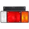 Generico Luce Posteriore Fanale posteriore per Isuzu NPR ELF NKR NHR NLR 1987-2022 Camion Indicatori direzione Lampada freno arresto Blocchi Fari Posteriori(Giusto)