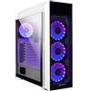 Chieftec SCORPION 3 Torre ATX Case con Finestra in Vetro Temperato Bianco