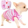 Generic Vestiti per cani di piccola taglia (Tea-cup, Chihuahua), per gatti, vestiti invernali caldi (S, tema rana e amore), 2 pezzi
