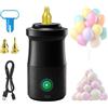 cimsfcor Pompa elettrica portatile per palloncini, 2 in 1, 2000 mAh, per gonfiare e sgonfiare con ugelli lunghi e corti, per feste di compleanno, matrimoni, Natale, decorazioni (oro)