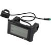Fabater Display LCD per Bici Elettrica, compatibilità 24V 36V 48V 60V Display per Bici Elettrica Livello Batteria in Tempo Reale, Contachilometri con Letture Multiple di Dati per Elettriche con