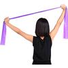 Eleage Fascia Elastica per Yoga Fascia Fitness Morbida e Resistente per Allenamento Pilates e Yoga 1,5 M Viola Verde Blu Rosa Rossa (Blu scuro)