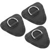 YARNOW Accessori per Kayak Antifrizione 3 Pezzi Fibbie in PVC e Acciaio Inox 304 e Fissaggio Corda per Barca e Canoa