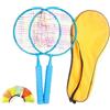 zwxqe Racchette da Badminton, Set Badminton Esterno, Set Portatile per Giovani 3-7 Anni Programmi Sportivi Scuola Allenamento Giochi Prato Campeggio Spiaggia All'aperto