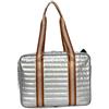 KQFCAZRE Borsa da Tennis, Borsa per Racchette da Tennis, Grande capacità per, Contenitore Multiuso, Borsa per Il Fitness, Borsa a Mano da Tennis, Cachi Argento