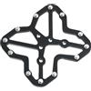 SageFurned SPD e KEO Adattatore per pedale per bicicletta, piattaforma leggera in alluminio CNC con chiodi antiscivolo, ricambio per bici da strada e MTB, nero