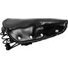 SHINEOFI Sella Bicicletta Vintage in Pu Nero con Ammortizzatori, Comoda e Facile da Pulire, Sedile Largo per Uso Outdoor su Qualsiasi Bicicletta