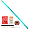 Baoblaze Canna da Pesca Bambini con Sezioni Tappo Terminale Borsa Esche Set Ami Avvolgilenza in Fibra di Vetro Adatta per Pesca Campeggio Eventi Familiari, 1.8m