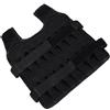 TEHAUX Gilet Pesi Regolabile Design Confortevole Nero per Allenamento Fitness Uomo Donna per Corsa e Potenziamento Muscolare