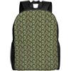 ERCgad Zaino a doppia spalla unisex con stampa mimetica militare verde leggero da viaggio quotidiano borsa da lavoro zaino da trekking