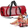 Generic Borsa per tuffo - 58 x 27 x 27 cm/22,83 10,63 pollici, borsa per | immersioni in rete | Design a rete cilindrica subacquea ba con regolabile | Capacità multifunzionale per campeggio giornalier