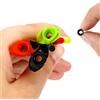 SageFurned Tubo per visiera in silicone con chiarificatore per arco composito, tubo per cavo da 30 cm, maggiore precisione di bersaglio, facile montaggio, multicolore