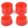 LivGrain Kit di 4 boccole di ricambio per skateboard, in poliuretano, per riparazione di camion longboard, colore rosso, nero, giallo, durezza, strumenti per sport all'aria aperta (nero, 100 A)