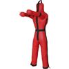 KQFCAZRE Boxing Dummy Sacco Wrestler Mannequin Sacco Punching Dummy MMA Grappling Copertura in Tela Resistente Personalizzabile Adatto per Allenamento Fitness, 170 cm Rosso