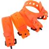 Homoyoyo Cinghie Regolabili per Scarponi da Snowboard Uomo 4 Pezzi in TPU Arancione 30cm Resistenti al Freddo per Condizioni Estreme e Discesa Facile da Usare