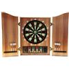Generic Set di bersagli elettronici con display a LED e punteggio automatico, include 12 freccette e 88 punte morbide, ante in legno, perfetto per sale giochi in famiglia